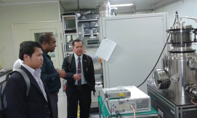 Prof. Dr. Jeon G. Han invited Assoc. Prof. Dr. Tosawat Seetawan for research work at Center for Advanced Plasma Surface Technology (CAPST), Sungkyunkwan University Republic of Korea. 17th-19th September 2015 Core search work on “Thermoelectric Thin Film based on Ge-Sb-Te System”