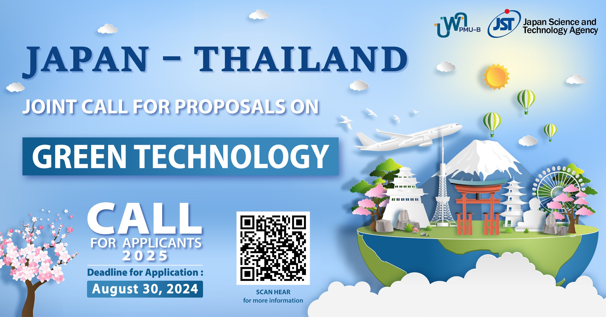 Call for Application Japan – Thailand Joint Call for Proposals on Green Technology